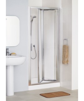 Lakes Framed Bi-Fold Door, Silver or White Finish, 700mm
