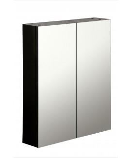 Nova Black Mirror Cabinet 600mm 