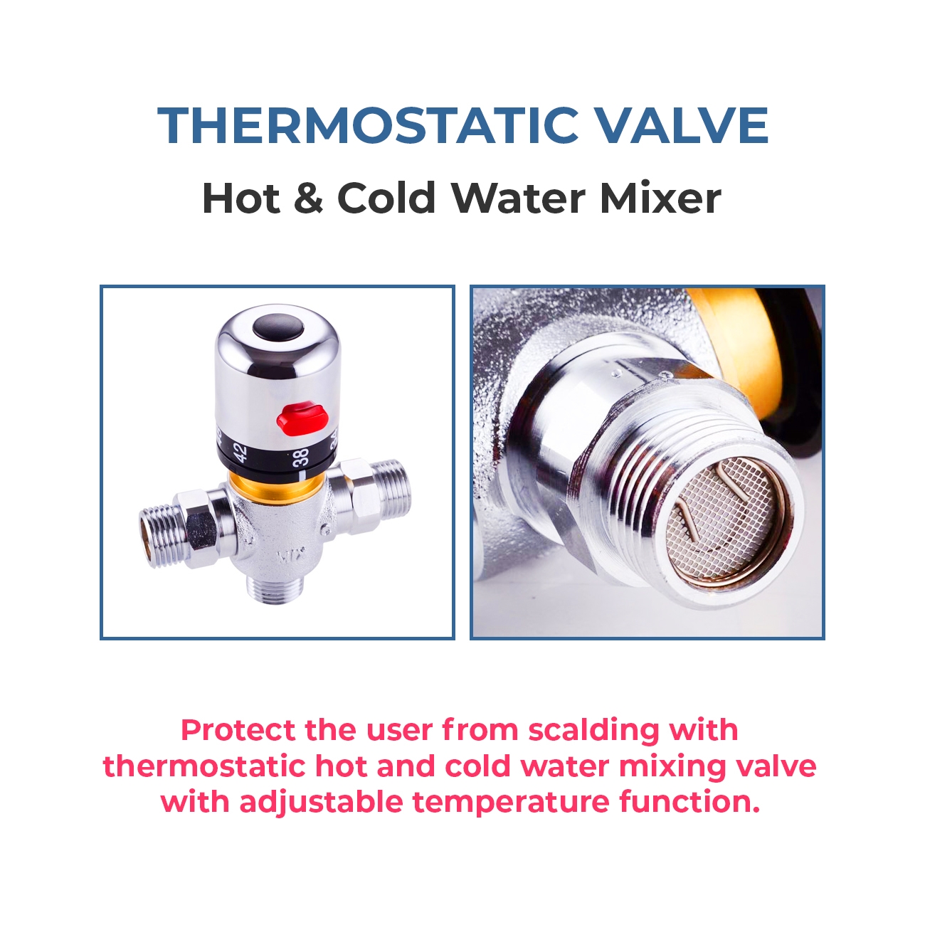 combined bidet toilet thermostatic valve